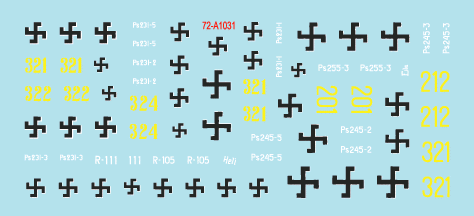 Star Decals 72-A1031 Finnish Tanks in WW2 # 3. T-34 m/1941, T-34 m/1943 and T34/85 1/72 – imagen 3