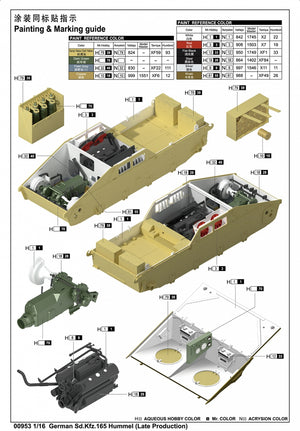 Trumpeter 00953 German Sd.Kfz.165 Hummel Late Production 1/16 – image 6