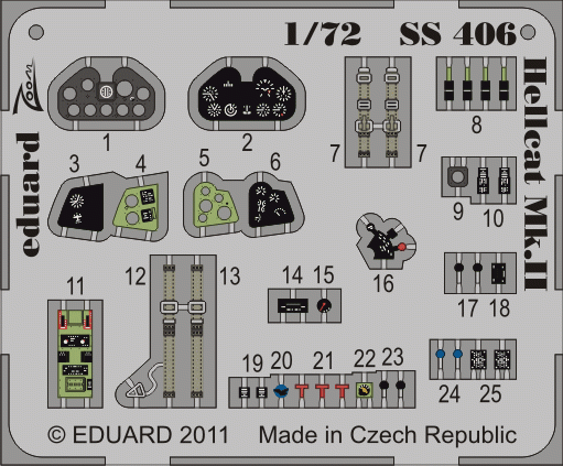 Eduard SS406 Hellcat Mk. II SA 1/72 EDUARD