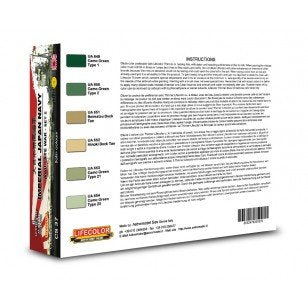 Lifecolor CS37 Acrylic paint set Japan Navy Set 2 6x22ml – image 2