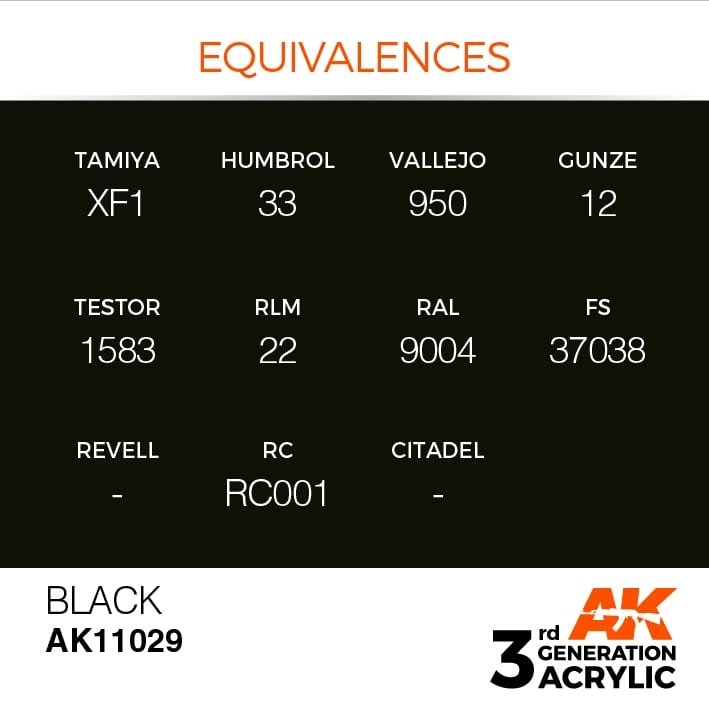 AK Interactive AK11029 Black 17ml – Bild 3
