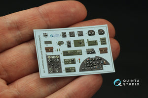 Quinta Studio QD48478 Nakajima B5N2 Kate 3D-Printed colored Interior on decal paper (Hasegawa) 1/48 – obrázek 5
