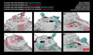 Rye Field Model 5132 M4A3 76W VVSS Sherman Late Standard Version 1/35 – immagine 4