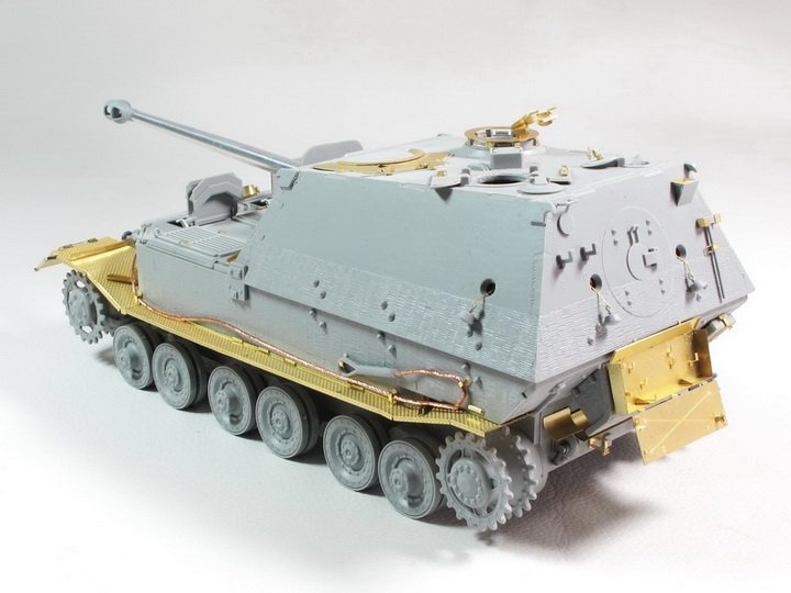 ET Model E35-215 WWII German Ferdinand/Elefant Schwerer Jagdpanzer Fenders (For DRAGON Kit) (1/35) – obrázek 5