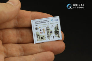 Intérieur imprimé en 3D et coloré sur papier décalcomanie Quinta Studio QD48290 Henschel Hs 123A/B (GasPatch models) 1/48 – image 8