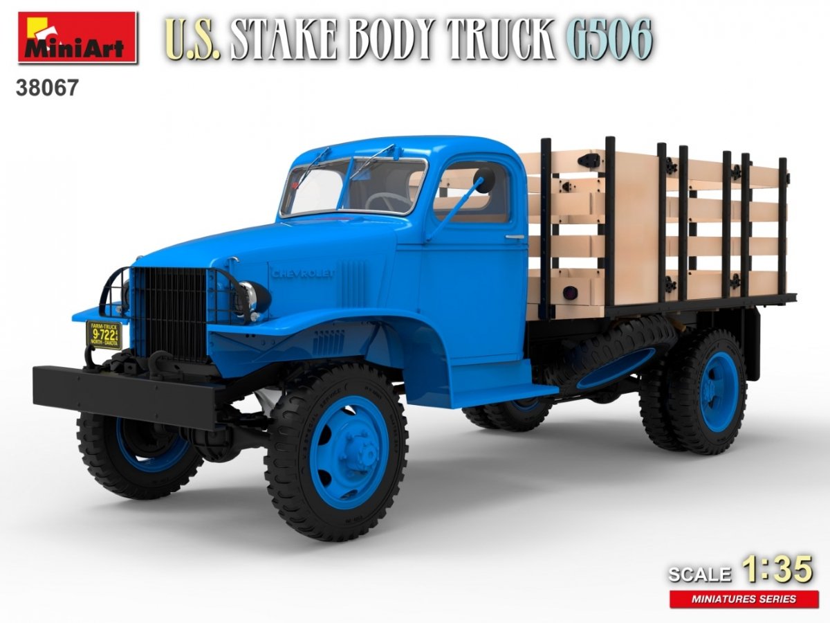 MiniArt 38067 US STAKE BODY TRUCK G506 1/35 – Bild 2