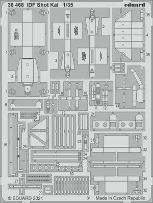 Eduard 36468 IDF Shot Kal AMUSING HOBBY 1/35