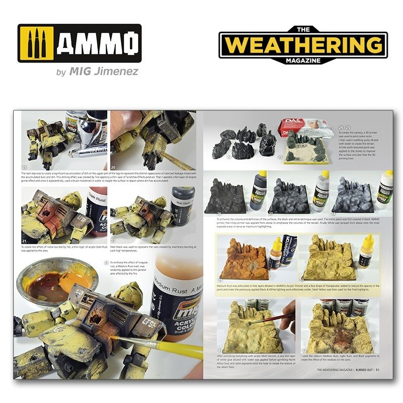 Ammo of Mig 4532-PO The Weathering Magazine Issue 33. BURNT (Polish) – immagine 5