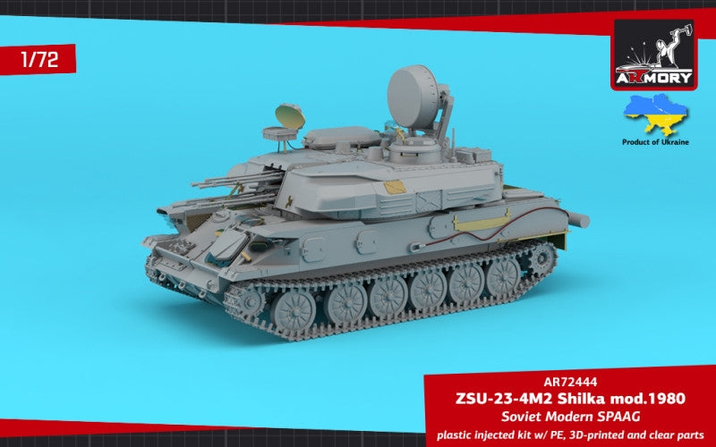 Armory Models 72444 ZSU-23-4M/M3/M2 "Shilka", Soviet SPAAG 1/72