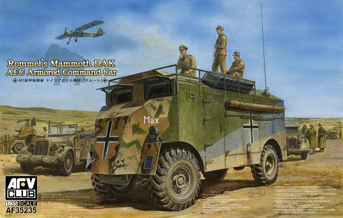 AFV Club 35235 Rommels Mammoth DAK Armored Command Car