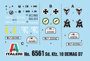 Italeri 6561 Sd.Kfz. 10 DEMAG D7 with German Paratroops 1/35 – Bild 2
