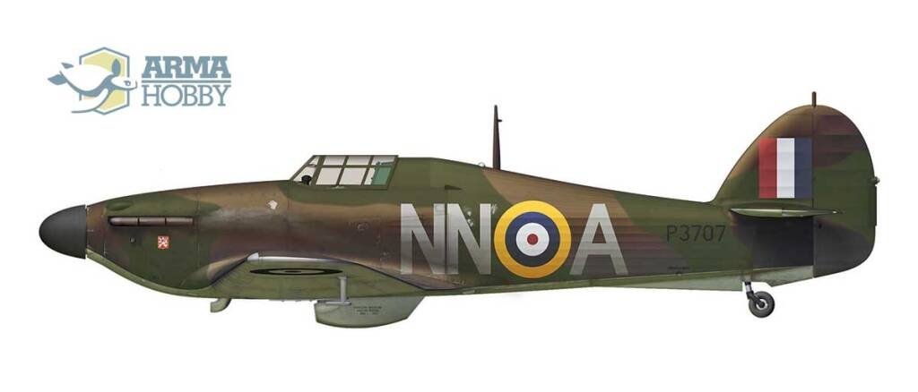 Arma Hobby 70024 Hurricane Mk I Allied Squadrons Limited Edition 1/72 – Bild 6