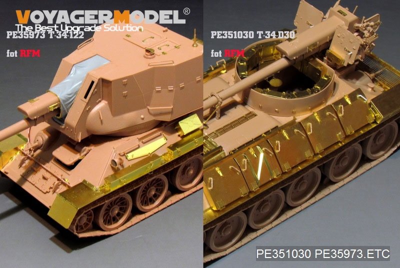 Voyager Model PE351030 Syrian T-34/D30 122mm SPH Basic For RFM 5030 1/35 – obrázek 28