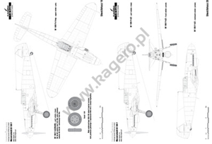 Kagero 7076 Messerschmitt Bf 109 F EN/PL – image 4