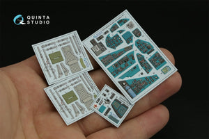 Quinta Studio QD48356 Mi-24D 3D-Printed &amp;amp; colored Interior on decal paper (Trumpeter) 1/48 – Bild 5