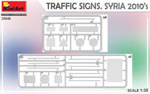 Miniart 35648 TRAFFIC SIGNS. SYRIA 2010&amp;#39;s 1/35 – obrázek 5