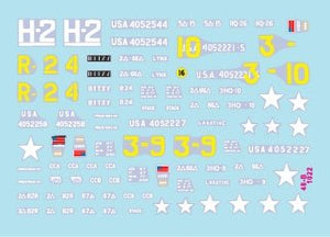 Star Decals 48-B1022 US M8 HMC - 75mm Howitzer. D-Day and France in 1944. 1/48 – image 2