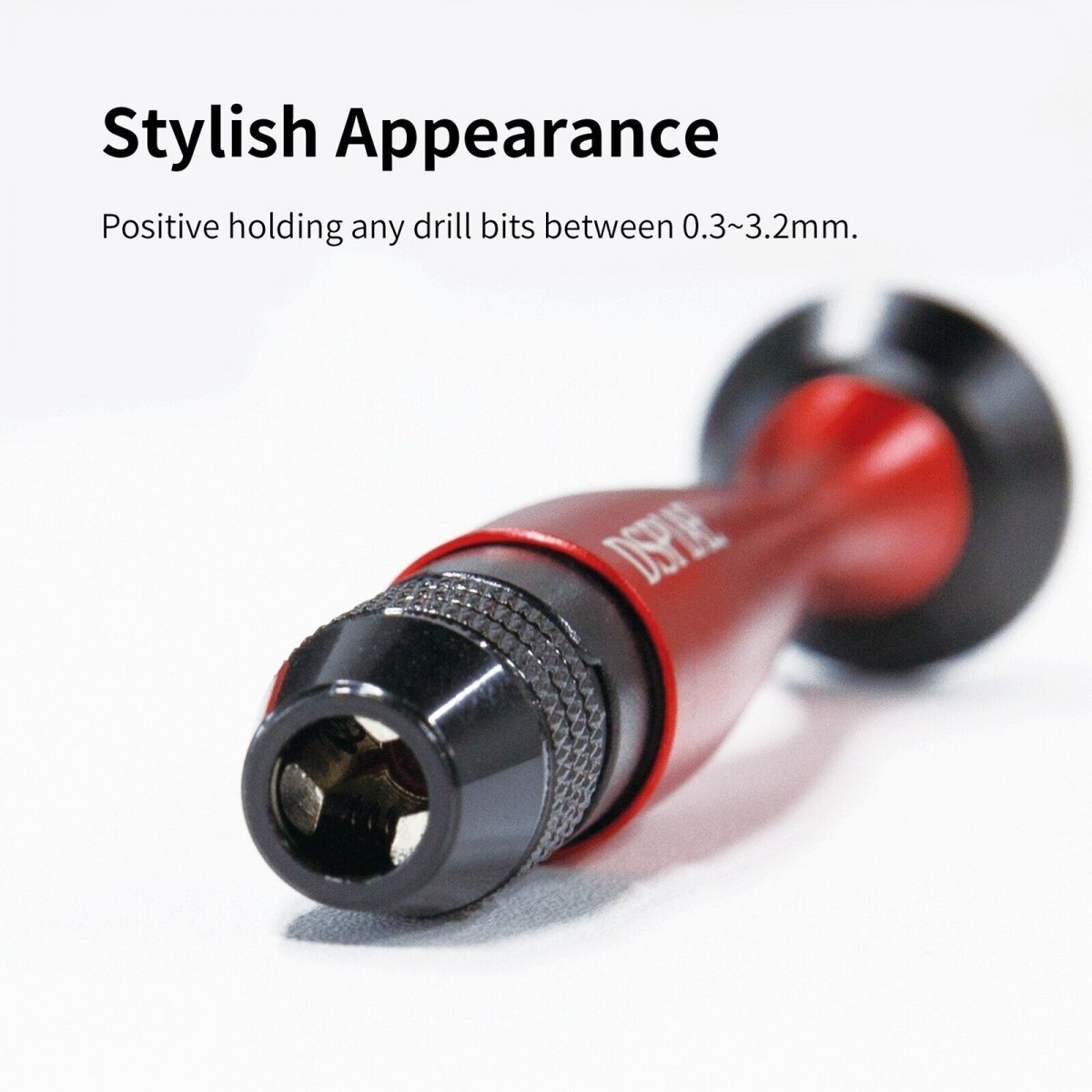 DSPIAE AT-VHDS Aluminum Alloy Hand Drill 0.3-3.2mm / wiertarka z wiertłami – zdjęcie 5