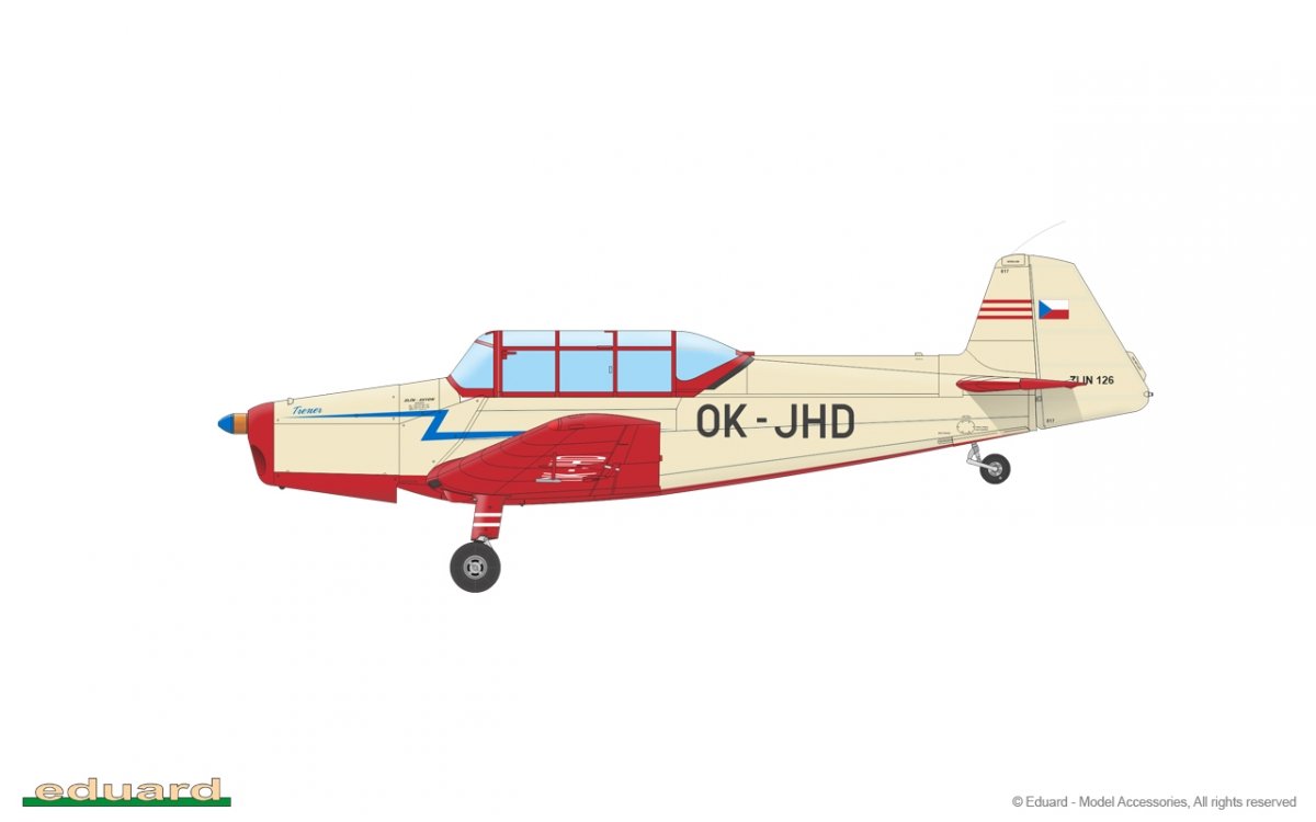 Eduard 11156 Z-126 Trainer - Dual Combo 1/48 – obrázek 6