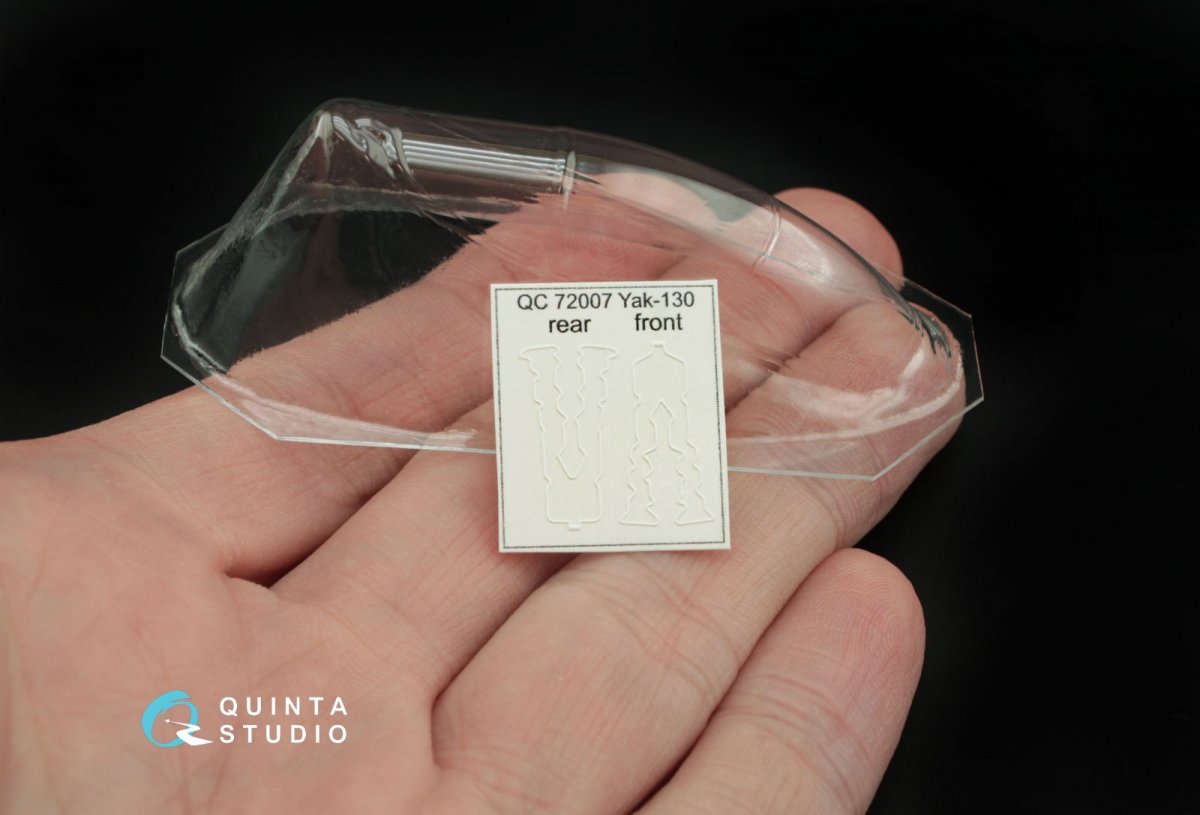 Quinta Studio QC72007 Yak-130 vacuformed clear canopy with det.cord (for Zvezda kit) 1/72 – imagen 3