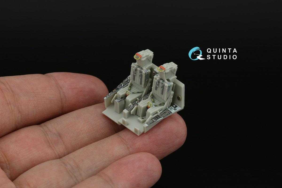 Quinta Studio QD72098 A-6A Intruder 3D-Printed &amp; coloured Interior on decal paper (Fujimi) 1/72