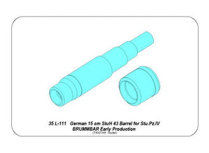 Aber 35L-111 German 15cm StuH 43 Barrel for Stu.Pz. IV BRUMBAR Early 1/35 – image 8