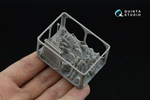 Quinta Studio QD+35066 U.S. Diamond T 968A Cargo truck (open cab) 3D-Printed &amp; coloured Interior on decal paper (Mirror Models) (with 3D-printed resin parts) 1/35