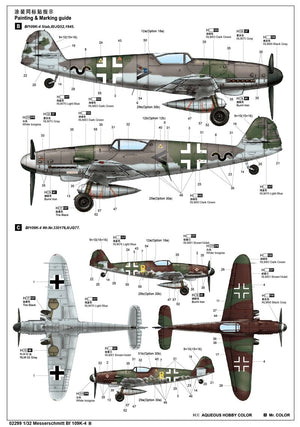 Trumpeter 02299 Messerschmitt Bf 109K-4 – zdjęcie 4
