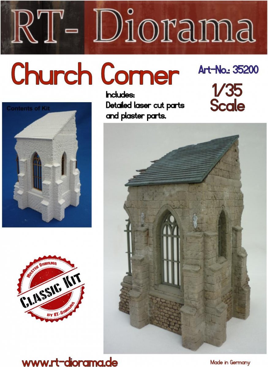 RT-Diorama 35200 Coin d'église 1/35