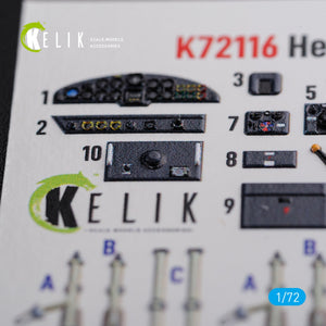 KELIK K72116 He-111 H6 interior 3D decals for Airfix kit 1/72 – zdjęcie 8
