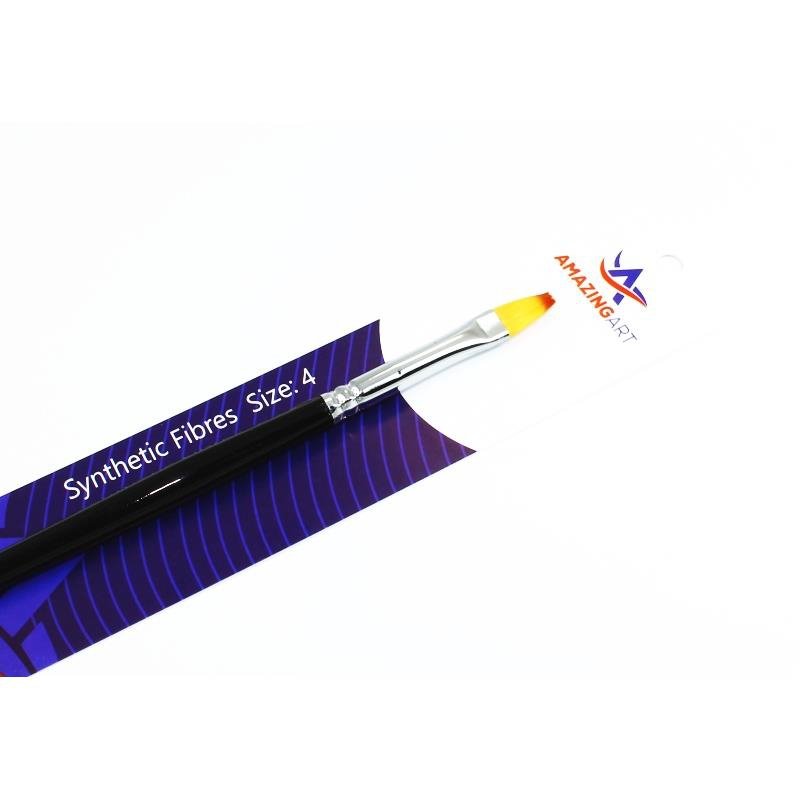 Amazing Art 13029 SYNTHETIC BRUSH FLAT 4