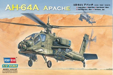 Hobby Boss 87218 AH-64A Apache Attack Helicopter 1/72