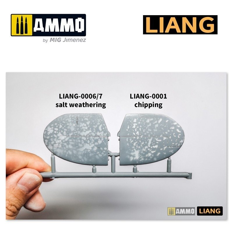 Liang 0007 Salt Weathering Effects Airbrush Stencils (Intensive) – image 3
