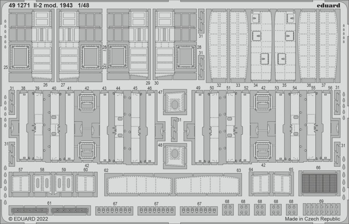Eduard 491271 Il-2 mod. 1943 ZVEZDA 1/48 – Bild 2