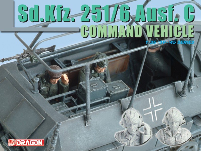 Dragon 6206 Sd.Kfz. 251/6 Ausf. C Command Vehicle 1/35 – Bild 4