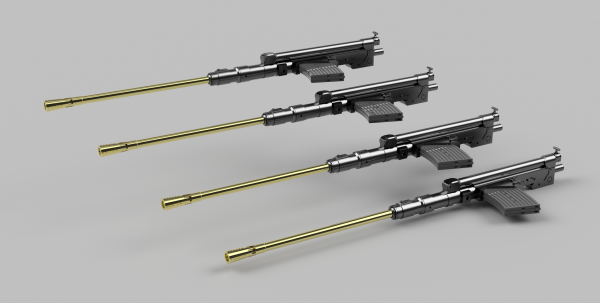 Panzer Art GB35-116 FlaKvierling 38 Gun barrels with body AA Gun (x4) 1/35 – zdjęcie 2