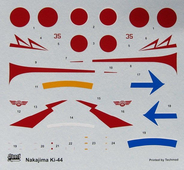 Sword 72047 KI 44 II Shóki (Tojo) 1/72 – image 3