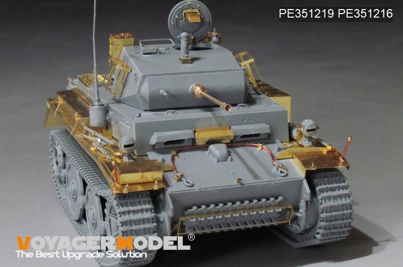 Voyager modèle PE351219 WWII allemand PzKpfw.II.Ausf.L Luch version tardive de base (pour Border BT-018) 1/35 – image 5