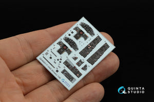 Quinta Studio QD48201 F-104S 3D-Printed &amp;amp; colored Interior on decal paper (Kinetic) 1/48 – image 3