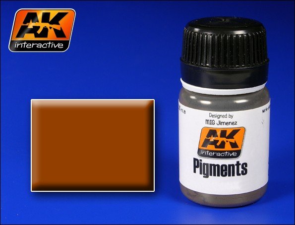 Pigment rouille moyenne AK Interactive AK043 35 ml 