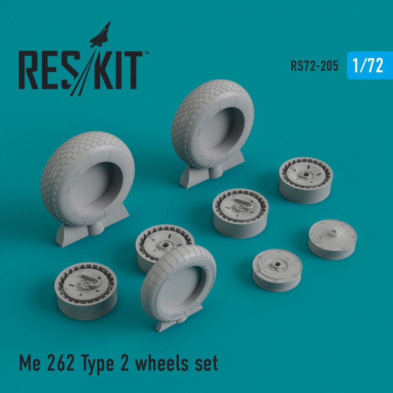 RESKIT RS72-0205 Me.262 Type 2 wheels set 1/72