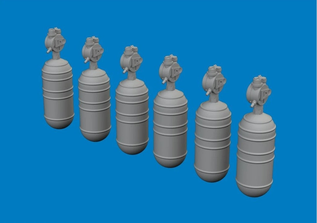 Eduard 672396 WWII USAAF oxygen cylinder A-6 1/72