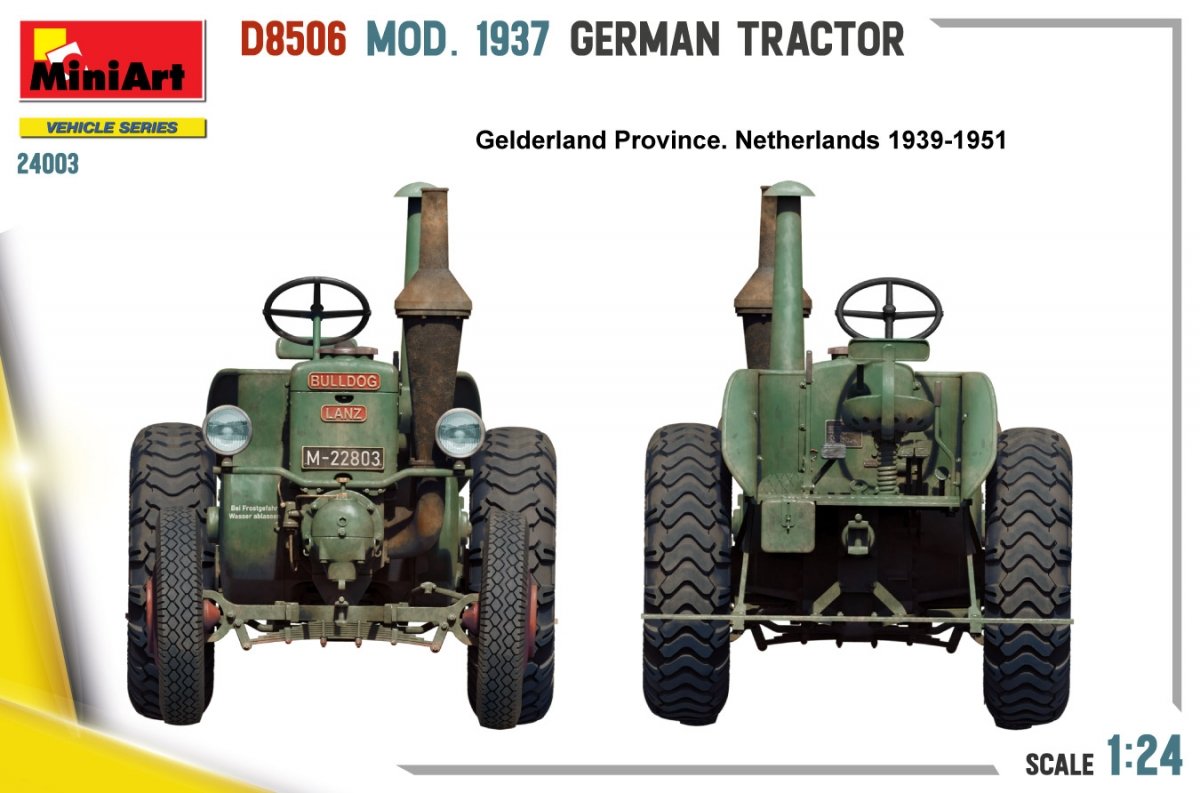 MiniArt 24003 GERMAN TRACTOR D8506 MOD. 1937 1/24 – obrázek 5