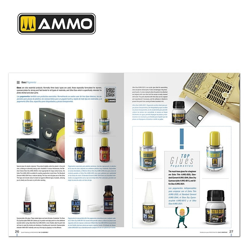 Ammo by Mig 6300 Maquettes à l&amp;#39;échelle pour débutants Vol. 1 : Assemblage (Bilingue anglais et espagnol) – image 8