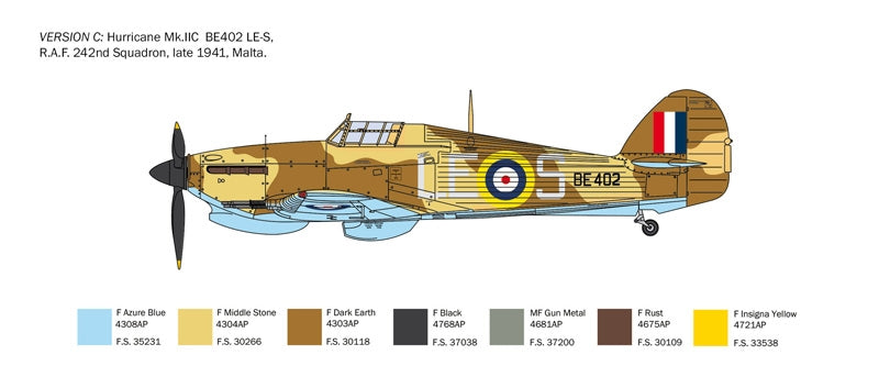 Italeri 2828 Hurricane Mk. IIC 1/48 – obrázek 11