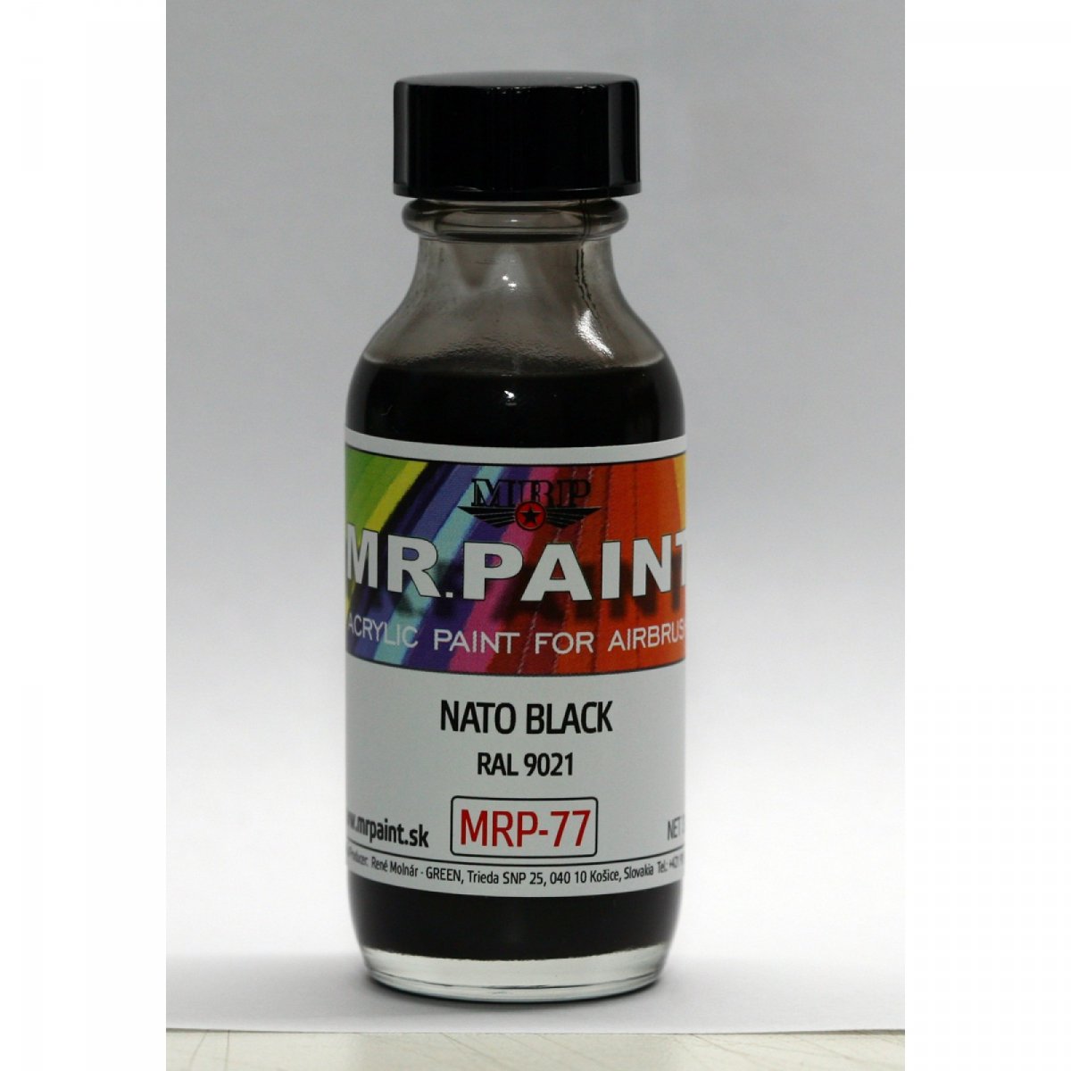 MR. Paint MRP-077 NATO BLACK Modern AFV 30ml – image 2
