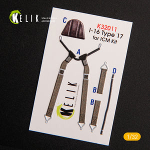 KELIK K32011 I-16 TYPE 17 - INTERIOR 3D DECAL FOR ICM KIT 1/32 – image 2
