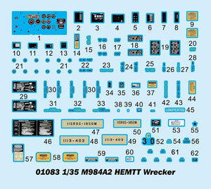 Trumpeter 01083 M984A2 HEMTT Wrecker 1/35 – image 3