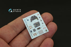 Quinta Studio QD48094 Bf 109G-6 3D-Printed &amp;amp; colored Interior on decal paper (for Eduard kit) 1/48 – image 2