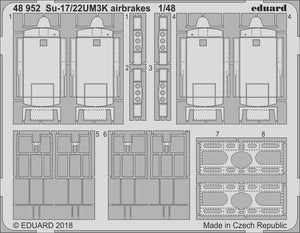 Eduard 48952 Su-17/22UM3K airbrakes KITTY HAWK 1/48
